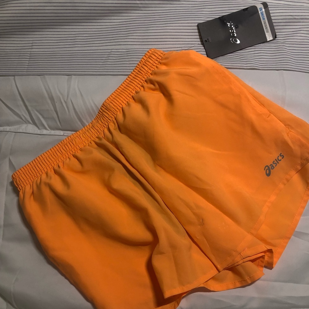 ASICS Orange Running Shorts - size XS - NWT